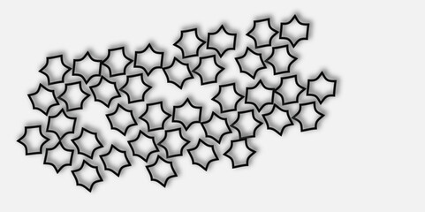 Abstract modern hexagonal technology design geometric texture pattern black honeycomb metal hexagon design.