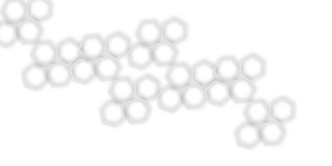 Abstract 3d silver hexagon pattern texture honeycomb Geometric concept movement illustration rendering graphic design use for banner, wallpaper, vector illustration.