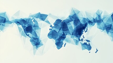 Abstract World Map: A Polygonal Representation of Global Connectivity