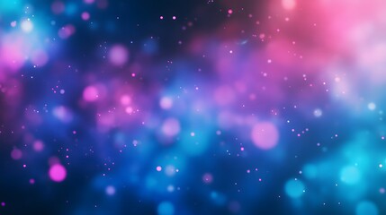 Obraz premium Abstract Blue Pink Bokeh Lights Background Image