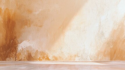 Neutral concrete and rock elements create a serene atmosphere.