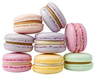 Colorful and delicious macarons