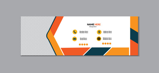 Moerdern and creative email signature
best design email signature