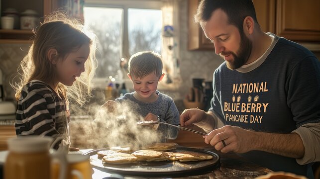 National Blueberry Pancake Day - Powered by Adobe