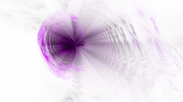 abstraktes energievoll violett leuchtendes Muster, modern, Technologie, Wissenschaft, Ver&auml;nderung