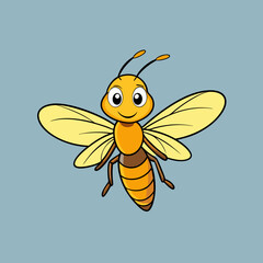 bee and flower firefly