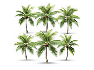 Obraz premium Palm trees are a popular form of palm trees 
