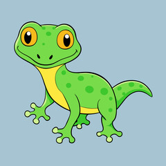 gecko cartoon vector