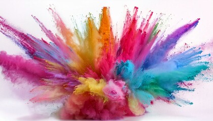 explosion of colored powder background graphic resource