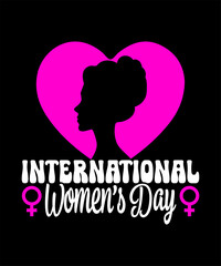 International womens day T Shirt Design