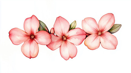 frangipani flower isolated on white