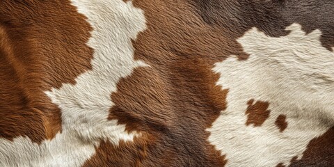 Fragment of cow skin showcasing texture and detail, illustrating the unique characteristics of cow skin in various applications and the beauty of natural materials like cow skin.