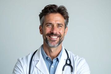 portrait of a smiling doctor