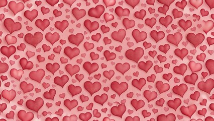 Valentine&rsquo;s Day Romantic Background with Red and Pink Tones