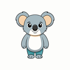 koala cartoon vector