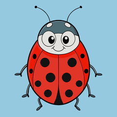 ladybug vector illustration