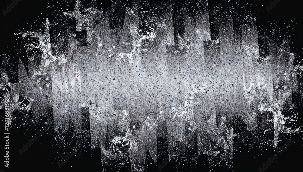 Aufkleber abstract grayscale texture of splashing liquid dynamic and energetic