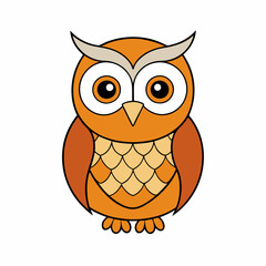 owl cartoon vector