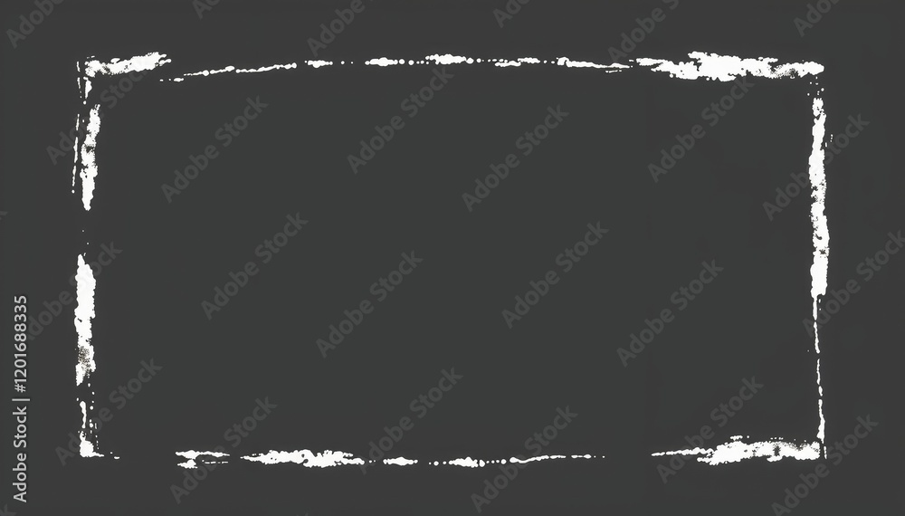 Poster Abstract dark gray background with textured white rectangular frame presentations websites adding unique touch to designs
