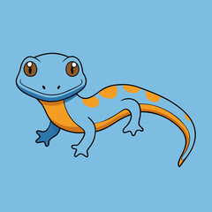 salamander cartoon vector