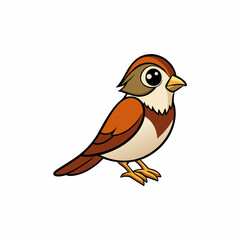 illustration of a sparrow