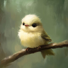 Fototapeta premium bird on a branch