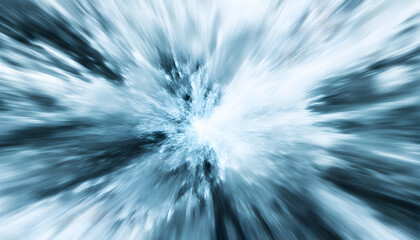 Naklejka premium Abstract blue motion blur background; dynamic, fast-paced energy; perfect for technology, speed, or travel themes.