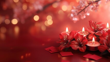 Romantic Valentine's Day Tabletop Decoration