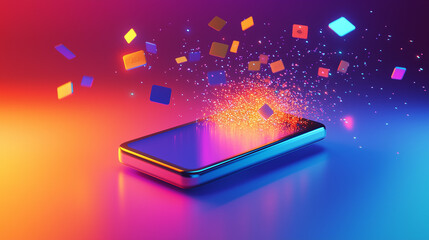 phone with screen on the screen