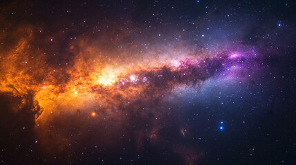 Naklejka premium galaxy in space