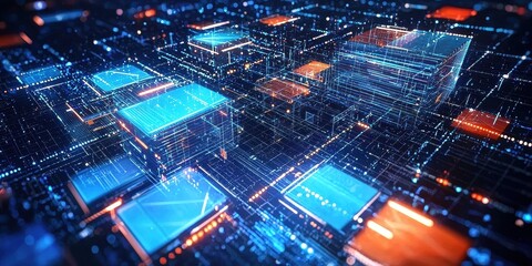 Obraz premium Enhance document storage and retrieval with cutting-edge technology.