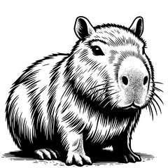 Capybara Illustration