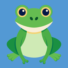 green frog cartoon