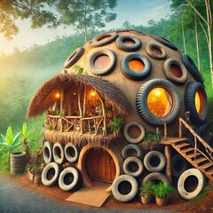 The Earthship A building made from natural and recycled material