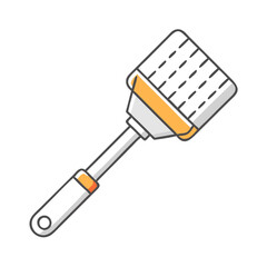 grilling brush icon, grilling brush vector illustration-simple illustration of grilling brush, perfect for grilling brush logos and icons