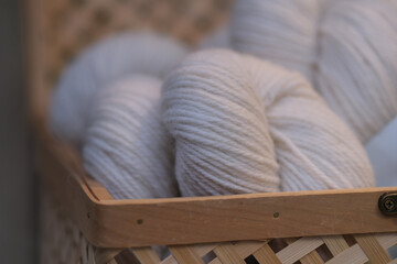 White yarn