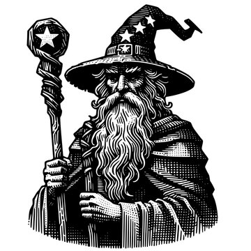 Fantasy Wizard Illustration