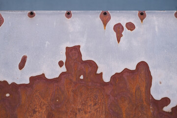 Rust on a metal wall