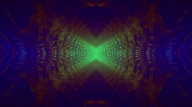 abstraktes energievoll gr&uuml;n leuchtendes Muster, modern, Technologie, Wissenschaft, Ver&auml;nderung