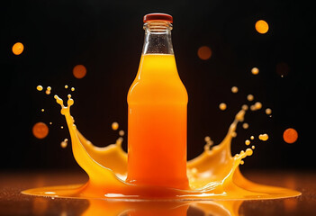 orange juice splash