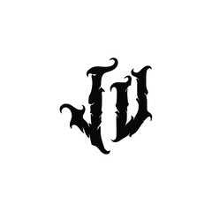 JV monogram logo design letter text name symbol monochrome logotype alphabet character simple logo