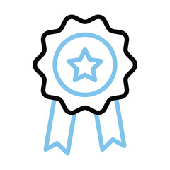 Badge  Color line icon , vector, pixel perfect, illustrator file 
