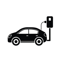 Wireless EV Charging. Future of Mobility car eco  