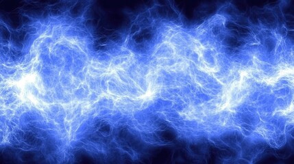 Naklejka premium Abstract blue energy wave, digital art background