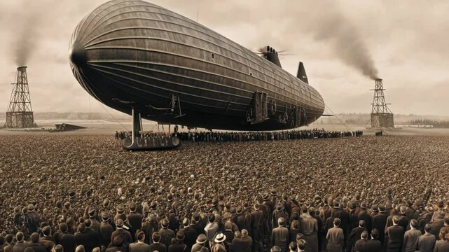 Witness the Splendor of a Victorian Airship Landing