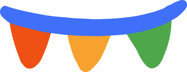 flag ornament graphic design illustration