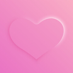 Single Purple heart on a gradient background. Elegant, glowing design symbolizing love and intimacy. Perfect for romantic themes or Valentine's Day