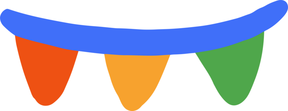 flag ornament graphic design illustration