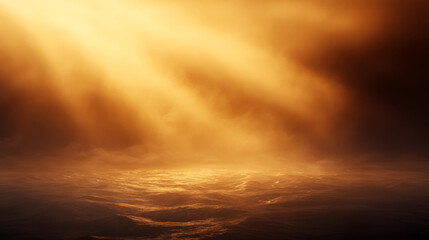 Obraz premium Golden Mist Envelops Di Bosco Marble in Serene Atmosphere at Dusk