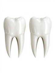 Dental environment close-up isolated teeth and oral health